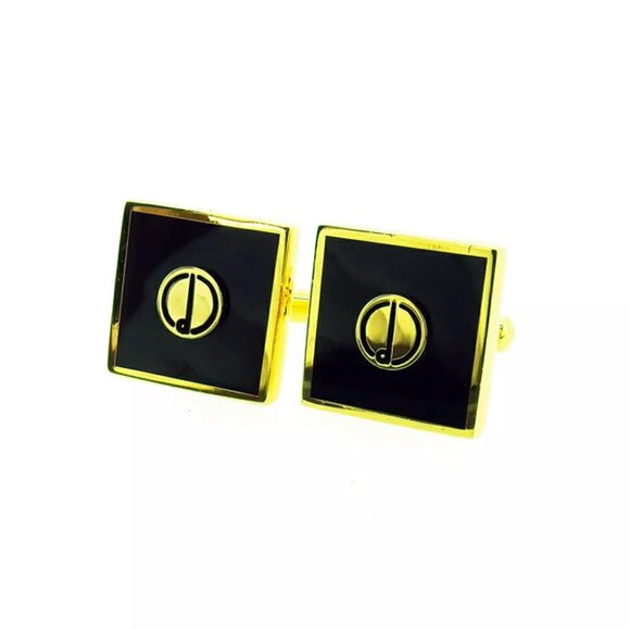 dunhill cuff d mark Gold Hardware Authentic used - Picture 1 of 9